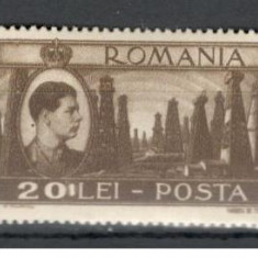 Romania.1947 Regele Mihai I-Vederi val. 20 LEI EROARE Linie TR.123