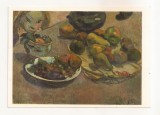FA121 -Carte Postala - RUSIA - Pushkin Museum of fine arts. Moscow - Paul Gauguin - Fruit, circulata 1988