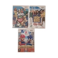 Joc Nintendo Wii Sims 2 + Mario Sonic + High School Musical