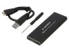 Carcasă HDD M.2 USB 3.0 Aluminiu Negru