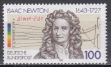 Germania 1993 - A 350-a aniversare a lui Isaac Newton, fizician, MNH, Nestampilat