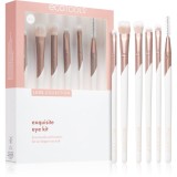 EcoTools Luxe Collection Exquisite set perii machiaj pentru ochi și spr&acirc;ncene 6 buc