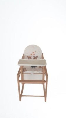 Scaun de masa din lemn de Fag multifunctional cu tavita din plastic MyKids Wiktoria BEARS 2 GreatGoods Plaything foto