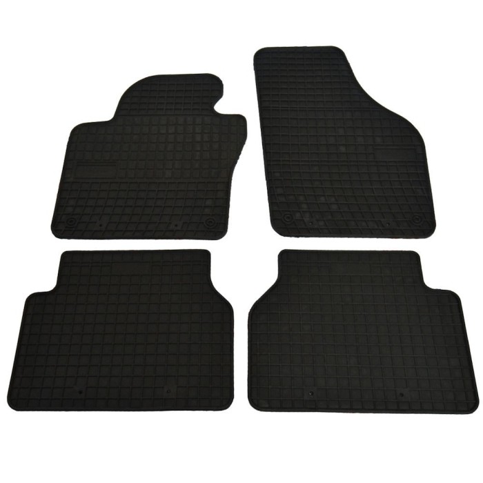Set covorase auto din cauciuc Volkswagen Tiguan 2008- , presuri , negre , 4 buc. Set covorase auto din cauciuc Volkswagen Tiguan 2008- , presuri , negre , 4 buc.