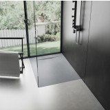 Cadita de dus Rea Bazalt Grey 90x90
