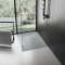 Cadita de dus Rea Bazalt Grey 90x90