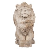 Cumpara ieftin Figurina Leu ceramica bej 31x20x41 cm