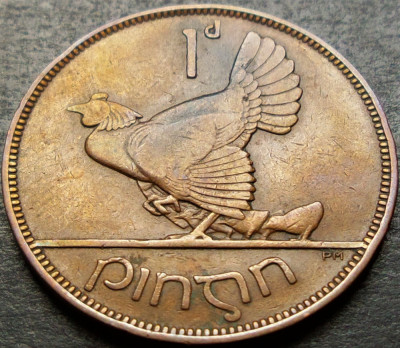 Moneda istorica 1 PINGIN - IRLANDA, anul 1933 *cod 292 foto