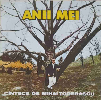 Disc vinil, LP. ANII MEI. CANTECE DE MIHAI TODERASCU-MIHAI TODERASCU foto