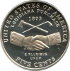 Statele Unite (SUA) - Fasic (40 monede) 5 centi 2004 D (Comemorativa: strangere de mana) KM-360 UNC !!!, America de Nord, Cupru-Nichel