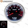 Ceas Turometru Moto Universal 52mm, 0-10000 RPM, LED, 12V, Fundal Alb, Indicator Rosu