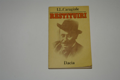 I. L. Caragiale - Restituiri foto