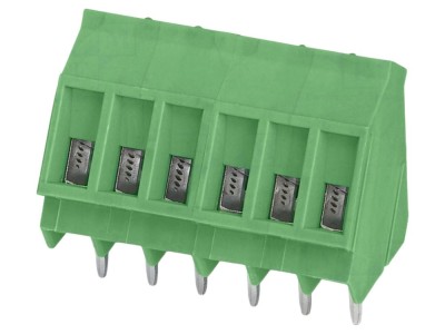 Conector regletă PCB 3 pini 5,08mm foto