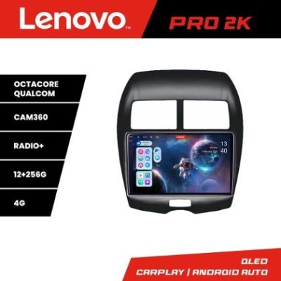 Navigatie Mistubishi ASX Lenovo Kit-026 8 core QLED 2K 12+256 360 Android Waze USB Navigatie Internet Youtube Radio CarStore Technology foto