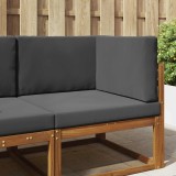 vidaXL Perna pentru canapea de exterior 3 pcs Antracit Poliester 900863