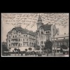 Carte poștală veche Oradea &ndash; Fekete Sas Sz&aacute;lloda (Hotel Vulturul Negru) &ndash; 1912, Circulata, Printata, Bihor