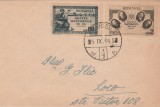1945 Romania - Plic circulat serie completa Gazeta Matematica