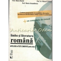 Limba Si Literatura Romana - Maria Boatca, Marcel Crihana, Maria Alexandrescu