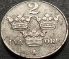 Moneda istorica 2 ORE - SUEDIA, anul 1948 * cod 3064, Europa, Fier