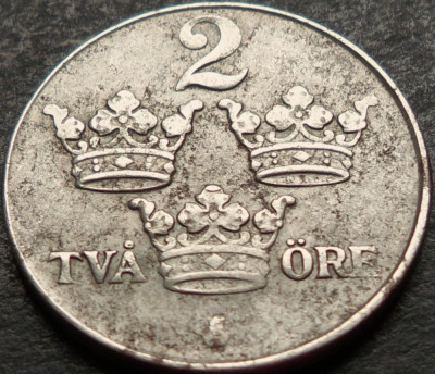 Moneda istorica 2 ORE - SUEDIA, anul 1948 * cod 3064 foto