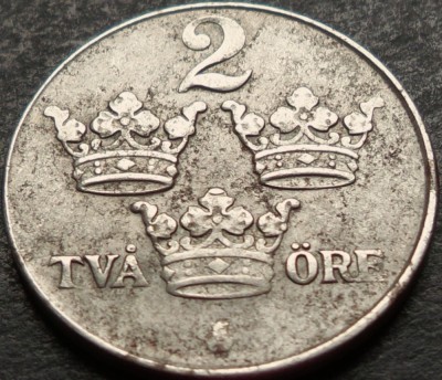 Moneda istorica 2 ORE - SUEDIA, anul 1948 * cod 3064 foto