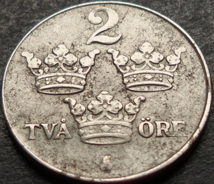 Moneda istorica 2 ORE - SUEDIA, anul 1948 * cod 3064