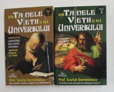 DIN TAINELE VIETII SI ALE UNIVERSULUI , VOLUMELE I - II de SCARLAT DEMETRESCU , 2020 foto