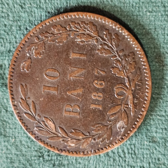 10 bani 1867 WATT