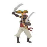 Figurina Papo Pirati si corsari - Pirat cu sabii