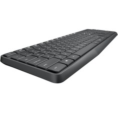 Kit Tastatura + mouse wireless Logitech MK235, USB, Grey foto