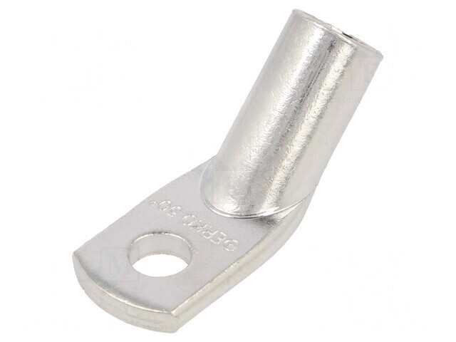 Vârf inelar tubular M8 crimpat 45° 50mm2 | Okazii.ro