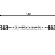 Conducta / cablu frana SEAT LEON (1M1) (1999 - 2006) BOSCH 1 987 476 952