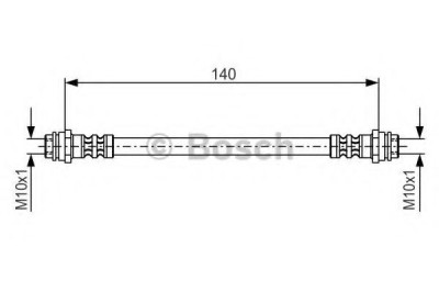 Conducta / cablu frana AUDI TT (8N3) (1998 - 2006) BOSCH 1 987 476 952 foto