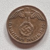 Germania Nazista 1 reichspfennig 1940 F/Stuttgart bronz RaR