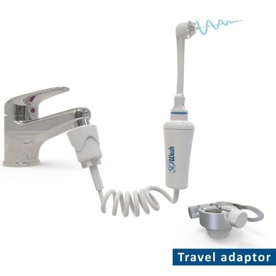 Dus bucal portabil So Wash Vortice Travel, 1 capat aspirare Dus bucal portabil So Wash Vortice Travel, 1 capat aspirare