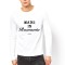 Bluza alba, barbati, Made in Romania - M