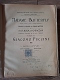 Partitura Madame Butterfly Giacomo Puccini, 248 pagini