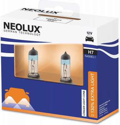 Bec Neolux H7 12V 55W PX26D +130% Extra Light N499EL1-2SCB foto