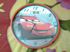 Disney Cars McQueen ceas de perete 25 cm (var. 1) foto