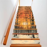 Sticker decorativ pentru scari interioare, print autoadeziv de inalta rezolutie, dimensine 200 x 124 cm, cod: AVX-STAIRS-10, AVEX