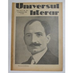 UNIVERSUL LITERAR , REVISTA , ANUL XLV , NR. 39, 22 SEPTEMBRIE , 1929
