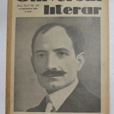 UNIVERSUL LITERAR , REVISTA , ANUL XLV , NR. 39, 22 SEPTEMBRIE , 1929