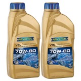 Pachet 2 litri ulei transmisie Ravenol VGL 70W80