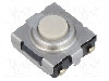 Microintrerupator, 6x6mm, OFF-(ON), SPST-NO, OMRON OCB - B3SN-3112