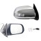 Oglinda usa exterioara Toyota Hilux, 01.2016, partea dreapta, View Max, reglare electrica; cromat housing; sticla convexa; sticla crom; 10 gauri / 5