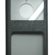 Husa tip carte cu stand neagra (cu decupaj frontal) pentru Nokia Lumia 830