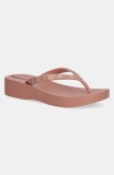 Ipanema șlapi MESH X PLAT culoarea roz, toc pana, 83612-BB802