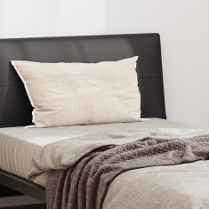 vidaXL Pernă cu pernă Alb 40 x 80 cm 130gsm 100% bumbac