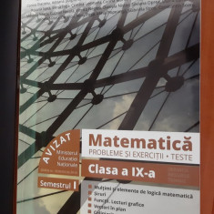 MATEMATICA CLASA A IX A PROBLEME SI EXERCTII TESTE - BURTEA SEMESTRUL I