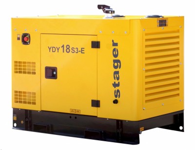 Generator insonorizat Stager YDY18S3-E, 18kVA, 23A, 1500rpm, trifazat, diesel foto
